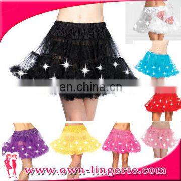Ladies Clubwear Skirt Yellow Tutu Skirt for Nightwear photo-6