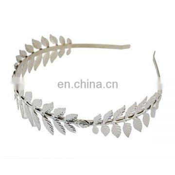 Women Girl Golden Leaf Party Hair Head Band Headband Hoop Headpiece