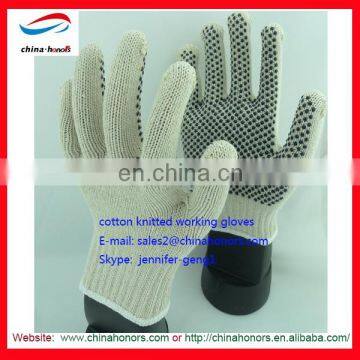 Western Safety Gloves Safety Working Gloves/string Knit Work Gloves photo-6