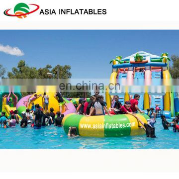 Inflatable Swimming Pool Slide-Summer Water Park, Inflatable Moving Water Park