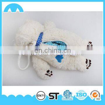 Super Soft White Bear Plush Toy Bag