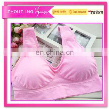 seamless wiht 6colorsexy sport bra for hot 2014