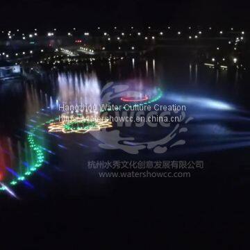 Fountain Show Musioc Dancing Fountian LED Show Fire Show in the Lake photo-4