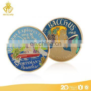 Hot-sell Colorful Design Custom Cartoon Soft Enamel Coin