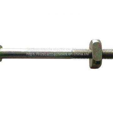 Carbon Steel Double Headed Bolt M12*115 For Busbar Joint Connection