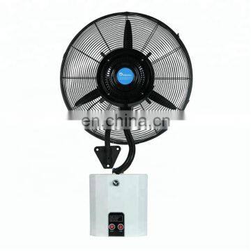 Cool Temperature Humidification Muti-Functions Outdoor With Water Tank Wall Hanging Spray Mist Fan 1set by Wooden Box