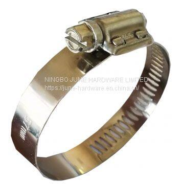 Stainless steel W4 American type hose clamp