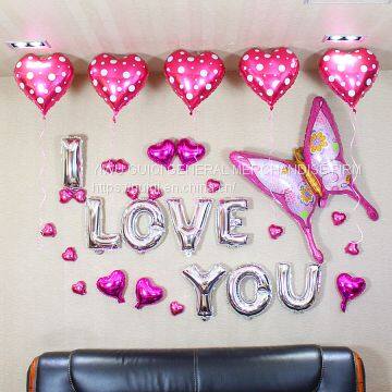 heart balloon wedding decoration balloon foil balloon helium balloon hotsale