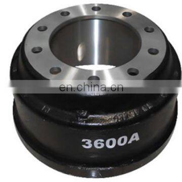 heavy duty truck brake drums 3600A