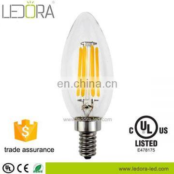 Dimmable 1W 3W 5W 7W E14 E12 Filament C32 LED Candle Bulb photo-2