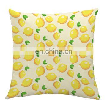 New arrival yellow luxury plush cushion cover