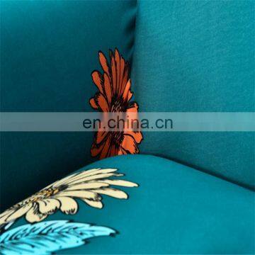 I@home Quality Full Fabric Blue Universal Elastic Floral Print Stretchable Sofa Cover Polyester photo-4