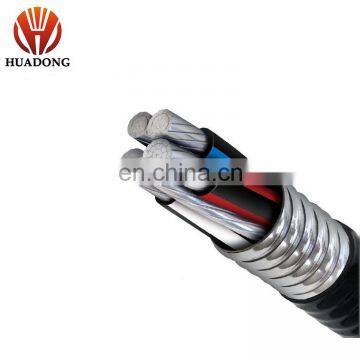 YJHLV/TC 90 Aluminum Alloy cable interlock cable 1KV 35KV XLPE 90 temperature