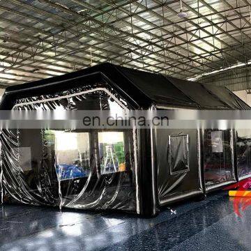 Outdoor Portable Inflatable Spray Paint Tent Car Paint Spray Booth for Sale