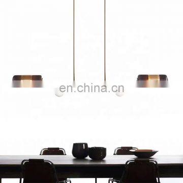 Indoor 40W 2 Heads Oval Modern Pendant Lamp Hanging Led Chandelier photo-2