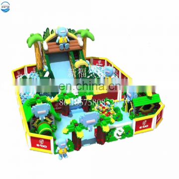 2018 factory Inflatable PVC million ocean ball pool for the children's theme park in a large shopping mall