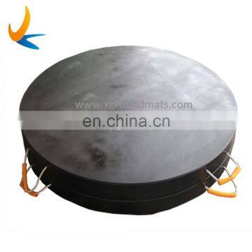 Round UHMWPE Polyethylene Crane Outrigger Pad, UHMWPE Pads, RV Leveling Block