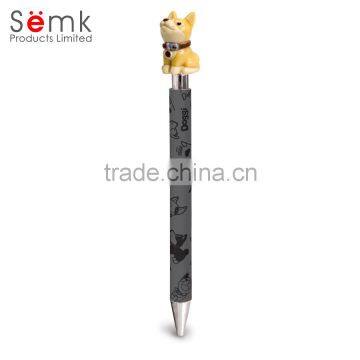 Semk Brand Customized Ball Pen With Plush Animal Head for Kids photo-2