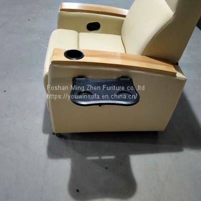 CHINA Public Leather Home Theater Sofa photo-4