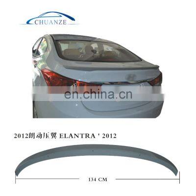 hot sale good quality for hyundai elantra 2012 white rear spoiler car spoiler diggy spoiler