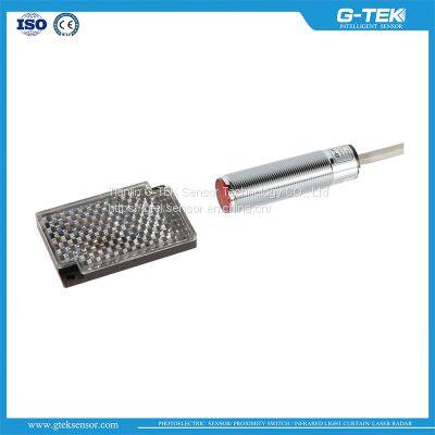 IP67 NPN Infrared Retro-Reflective Photoelectric Sensor Mill with CE Certificate