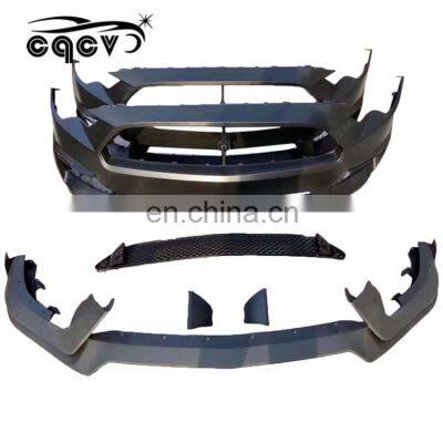 G.T.350 auto tuning car body for ford mustang 2018 with front bumper front lip diffuser fender