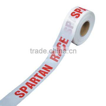 Low Factory Price Non Adhesive Warning Tape With Word Spartan Race OP013-16 photo-2