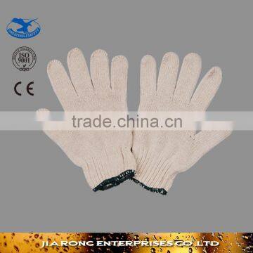 White Cotton Knitted Gloves Work Gloves LG067