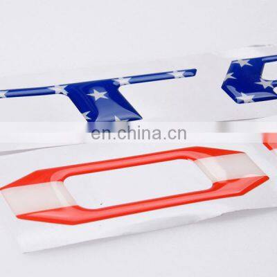 US Flag Customized  Auto Tailgate Decals Car Rear Badge Emblem Sticker