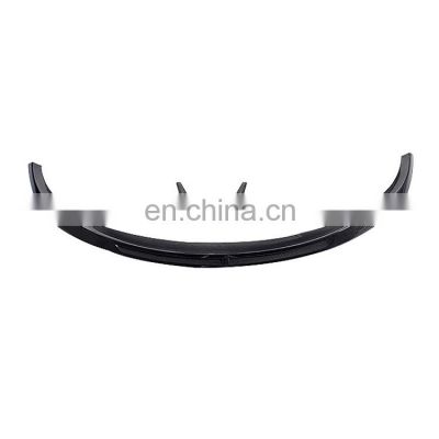 Accessories Parts Forged Matte Real Carbon Fiber Body Kit Front Lip Spoiler For Tesla Model 3