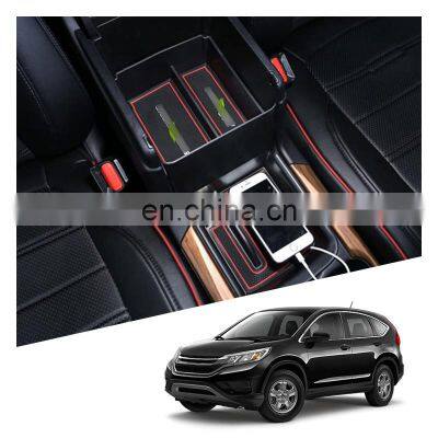 Interior Accessories Parts Silicone Armrest Rest Storage Box Center Control Console Organizer Tray For Honda CR-V 2017-2022