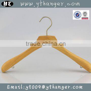 HA7060 Natural Laudray Clothes Hanger Wooden Dress Hanger for Coat photo-2