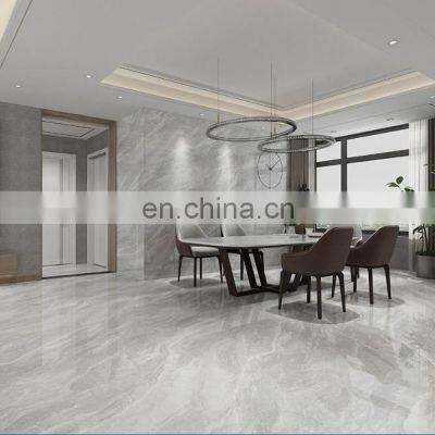 Elegant Infinite continuous pattern design marble look porcelain tile for floor and wall