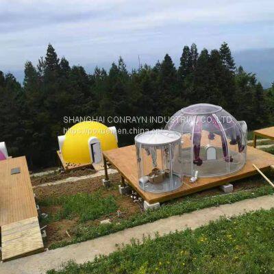 Movable Perfab Bubble House Different Size Option Dome Pod photo-2