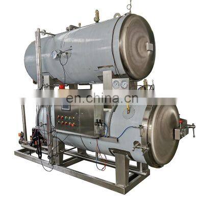 water spray retort machine for tuna fish cans