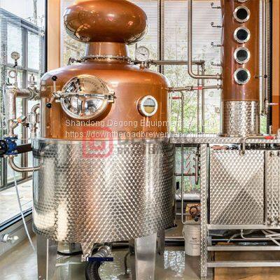 1000L Full Copper Still/Gin Vodka Rum Whiskey/Red Copper Distilling Equipment photo-4