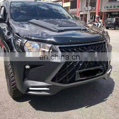 Car Body Kits for Hilux Vigo/Revo Update LX570 Body Kit Bumper Guard Pickup Facelift for Toyota Hilux Vigo Upgrade Facelift photo-2