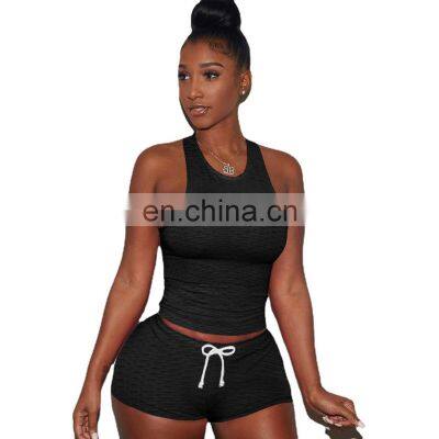 Manufacturer wholesale custom casual plus size women's fashion street breathable sports suit, two-piece jogging suit