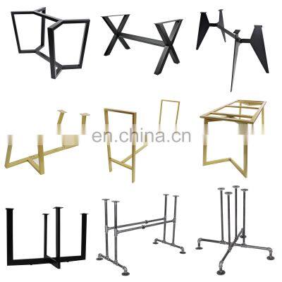 Table Bases Wrought Steel Round Coffee Dining Industrial Restaurant Furniture Frames Legs Cast Iron Metal Table Bases For Table