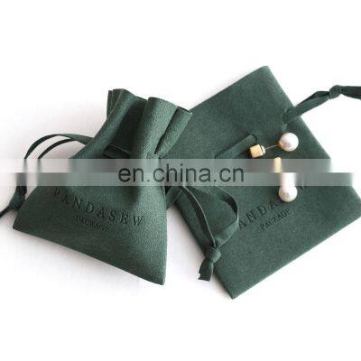 PandaSew Wholesale Jewelry Bag High Quality Microfiber Jewelry Pouch With Custom Logo photo-3