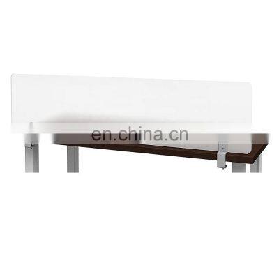 Frosted Privacy Panel Removable Clamp Acrylic Desk Divider Studio Office Partition Panel Desk Mount Partition photo-4