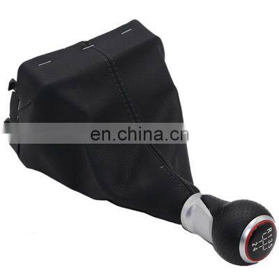 5 Speed Manual Gear Shift Knob Shifter Lever Handle Stick For VW Polo 9N 9N2 2002 2003 2004 2005 2006 2007 2008 2009 photo-2