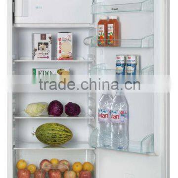 Built in fridge freezer display fridge with compressor