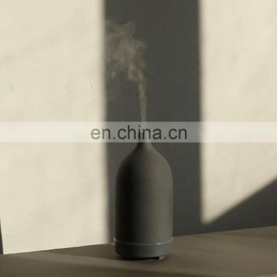 2022 Home Ceramic Ultrasonic Aroma Diffuser With Led Light Essential Oil Perfume Diffuser