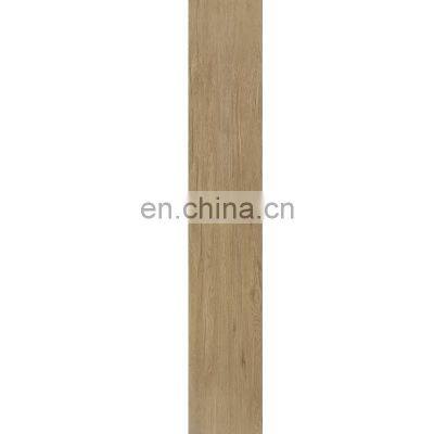 Matte finish porcelain wood veneer moroccan wood floor tiles