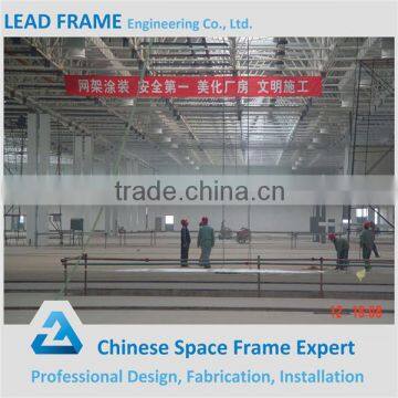 Prefabricated light weight steel industrial workshop