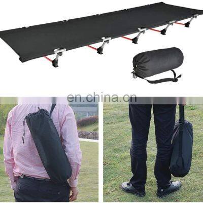 Outdoor Portable Aluminum Camping Bed Ultralight Foldable Adjustable Folding Bed Camping Beds Cot photo-2