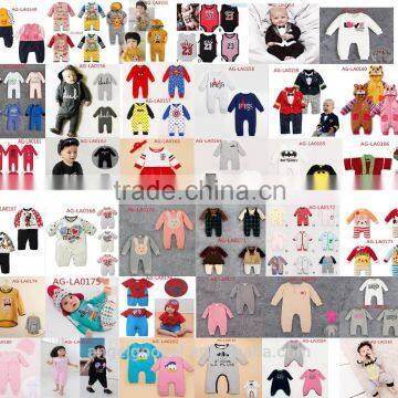 Wholesale Organic Cotton Bulk Infant Custom Printing One Piece Rompers Jumpsuit AG-LA List-5