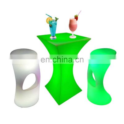 pub rgb modern furniture glowing hotel counter stools dj table