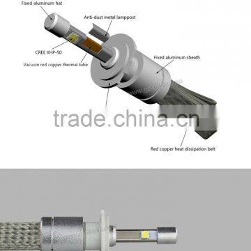 40W 4800LM/bulb Super Bright Cr. Xhp-50 Car Led Headlight 9005,9006,H1,H3,H7,H8,H9,H10,H11,9012,5202,H/L H4,9004,9007,H13 photo-2